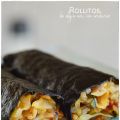 Rollitos de alga nori con verduras