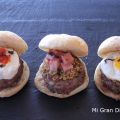 TRIO DE MINI-HAMBURGUESAS