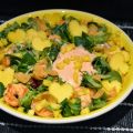 Ensalada de langostinos con mango