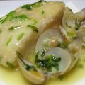 Perca en salsa verde