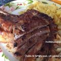 Chuleta de ternera asada con patatitas
