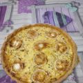 Quiche alsaciana con cebolla