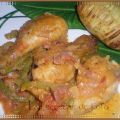Muslos de pollo al chilindrón