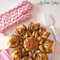 Flor de Hojaldre con Nutella