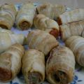 Canutillos y cucuruchos de hojaldre rellenos