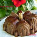 Flan de chocolate, sin horno y sin huevo