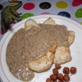 PECHUGA DE POLLO CON SALSA DE AVELLANAS