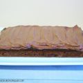 Tarta cremosa de chocolate light