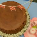 Layer basket cake chocolateada