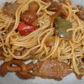 Noodles con Ternera y Setas