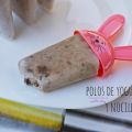 Polos de yogur griego y nocilla casera