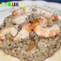 Risotto de algas nori en copos con gambas al[...]