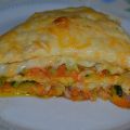 Lasaña o pastel de tortillas