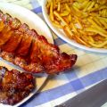 Ribs con salsa BBQ