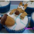 Ice Age cupcakes