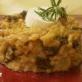 RISOTTO DE SETAS Y RULO DE CABRA