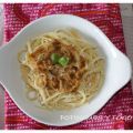 Tallarines con pesto rojo