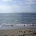 En la playa