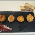 BOLITAS DE PATATA Y JAMÓN IBÉRICO
