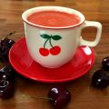 GAZPACHO DE CEREZAS, TOMATE Y ALMENDRA