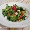 Ensalada de fresas a la vinagreta de miel
