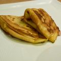 Crêpes de jamón y queso