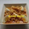 Potaje de garbanzos con arroz y bacalao