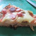 Pizza de pan reseso