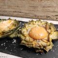 FLORES DE ALCACHOFA CON YEMA DE HUEVO Y[...]