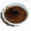 Crema quemada de chocolate y café