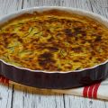 Quiche de calabacín,cebolla y tomate