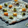 CARPACCIO DE CIGALA CON MANGO Y KIWI, CREMA DE[...]