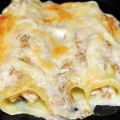 Canelones de pollo y paté con bechamel de[...]