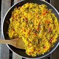 Receta: Paella de verduras, baja en grasas