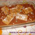 PASTEL DE GALLETAS Y CHOCOLATE