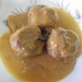 Albóndigas a la mostaza