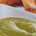 Crema de acelgas con tiritas de pollo