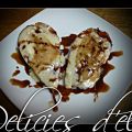 Peras caramelizadas con Mascarpone y salsa de[...]