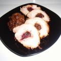 Lomo relleno de ciruelas y arándanos