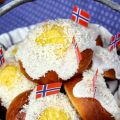 Skolebrød, bollos de crema noruegos