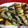 Cañas y flautas de chocolate