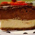 CHEESECAKE CON MOUSSE Y GANACHE DE CHOCOLATE