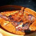 Cordeo lechal asado al horno de leña