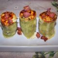 Canelones de requesón y espinacas