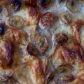 Pudin de croissants y plátano. Pain perdú.