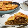 

´Pie´ de manzana, pera y crumble de avena


