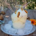 HELADO DE NATA, NUECES Y SIROPE DE AGAVE
