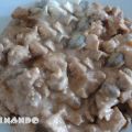 Pechuga de pollo al Oporto con champiñones