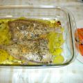 Gallo de mar al horno