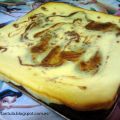 Tarta brownie de queso